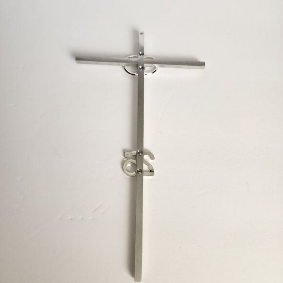 25th Anniversary Silver Plated Cross 10" - Picture 4 of 5